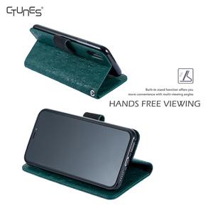 <span class=keywords><strong>Etui</strong></span> portefeuille Magnétique Détachable Fente Pour Carte En Cuir Étui pour Téléphone <span class=keywords><strong>Portable</strong></span> pour <span class=keywords><strong>iPhone</strong></span> 6 7 8 X Xs - Product Image 3