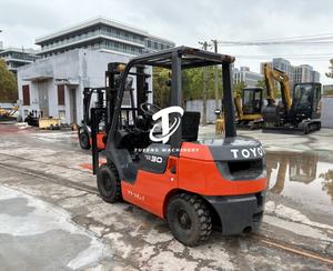 Carretilla elevadora japonesa TOYOTA 30 usada Mini buen estado 3ton pequeño TOYOTA30 Japón original usado TOYOTA30 carretilla elevadora para Venta barata - Product Image 1