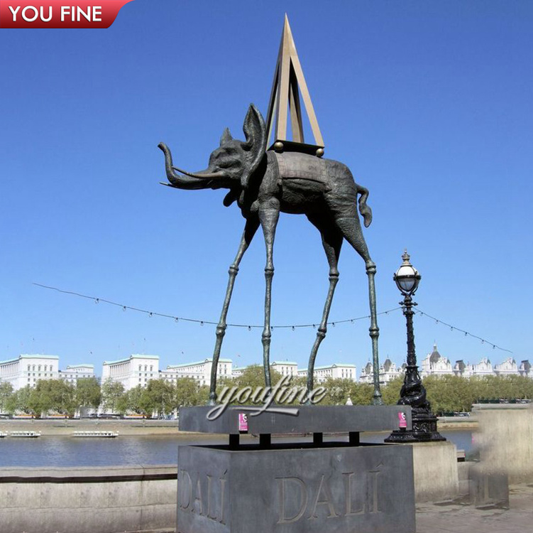 Outdoor Large Garden Copper Brass Elephant Sculpture - Custom