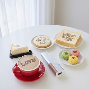 Imprimante à café portable EVEBOT PrintPen, encre comestible, imprimante alimentaire pour l'art latte, gâteaux, biscuits, macarons, impression de logo personnalisé - Product Image 4