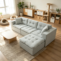 Nouveau canapé-lit convertible moderne et pliable pour hôtel, chambre à coucher, canapé modulaire en tissu
