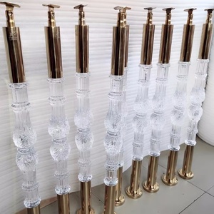 2024 October cầu thang lan can Acrylic cầu thang bài viết thương mại lan can cầu thang hộ Lan Tôn sóng sang trọng pha lê thủy tinh - Product Image 4