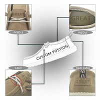 Greatshoes Mocassins de créateur pour hommes, mocassins de créateur avec logo personnalisé pour hommes, chaussures de marche décontractées pour hommes