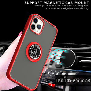 DIOUSI Funda transparente para teléfono móvil con soporte de anillo para <span class=keywords><strong>iPhone</strong></span> <span class=keywords><strong>11</strong></span>/12 <span class=keywords><strong>Max</strong></span> / 12 <span class=keywords><strong>Pro</strong></span> <span class=keywords><strong>Max</strong></span> - Product Image 4