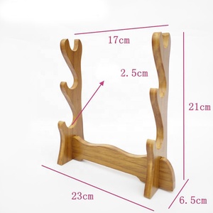 <span class=keywords><strong>Support</strong></span> de sol en bois <span class=keywords><strong>pour</strong></span> <span class=keywords><strong>katana</strong></span> japonais à 1/2/3/4 niveaux, présentoir décoratif <span class=keywords><strong>pour</strong></span> épées de samouraï et couteaux de cosplay - Product Image 5