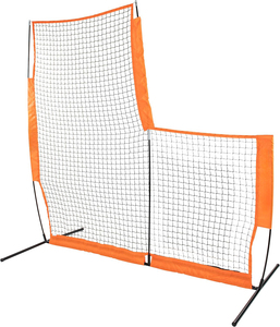 Équipement d'entraînement de baseball en forme de L, direct usine, clôture d'exercice extérieure <span class=keywords><strong>anti</strong></span>-évasion de balles, avec filet en PE/Polyester - Product Image 5