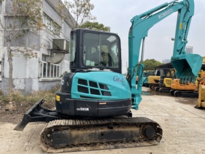 เครื่องขุดไฮดรอลิกแบบใช้แล้ว SK30 SK55 SK60 5ton ปั๊มเครื่องยนต์ Honda PLC สภาพดีเครื่องจักรไฮดรอลิกตีนตะขาบ - Product Image 6