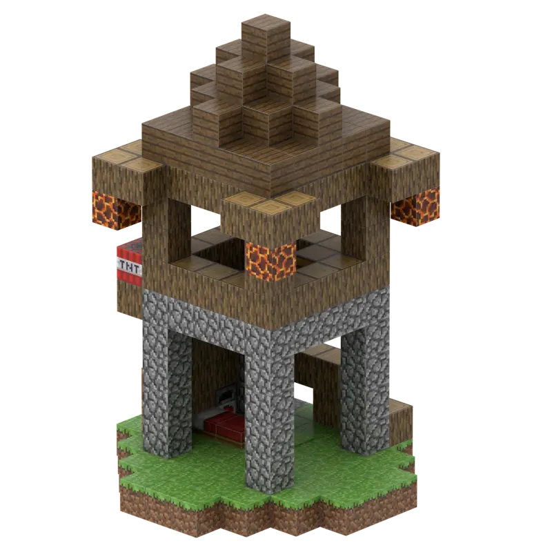 2024 nuevos juguetes creativos de bloques de construcción de imanes para niños DIY My World Minecraft bloques de montaje juego de imán caliente
