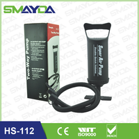 Offre Spéciale main pompe à air pour matelas d'air, lit d'air, anneau de natation etc produits GONFLABLES en PVC HS-112 2x 0.7L double action