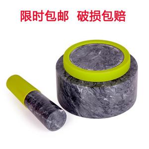 Stone Garlic Mortar And Pestle Manual Grinder For Kitchen Herb Spice Tools Durable Hand Wash Only - Product Image 4