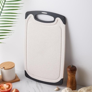 3 Piece Set <b>Plastic</b> Cutting Board Wheat Straw Accessories Gadgets Fruit Vegetable Chopping Slicing Kitchen Cutting Board - Product Image 4
