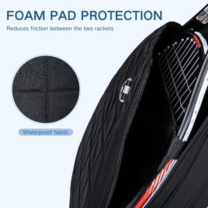<span class=keywords><strong>Sac</strong></span> de <span class=keywords><strong>tennis</strong></span> de <span class=keywords><strong>sport</strong></span> <span class=keywords><strong>Sac</strong></span> à dos de <span class=keywords><strong>tennis</strong></span> matelassé pouvant contenir 2 raquettes Sacs de pickleball à bandoulière étanches - Product Image 4