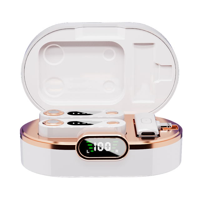 New 2.4G Professional Portable Audio Lavaliere Charging Case Lapel Wireless Lavalier Microphone with Charging Case for Tiktok