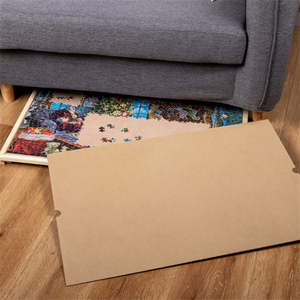 Organisateur de puzzles portable en feutre, table de puzzle en bois avec 8 tiroirs pour enfants et adultes - Product Image 3