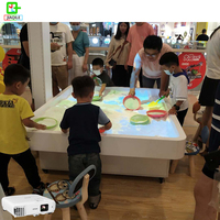 Projecteur machine de jeu Projectile interactif Table de sable magique Projectives pour enfants équipement d'amusement intérieur