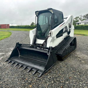 Mejor Precio de Fábrica: Minicargadora Bobcat Tipo Oruga con Cucharón Amarillo, Diésel 75KW, Alto Momento de Carga para Uso en Construcción y Agricultura - Product Image 1