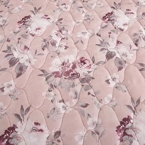 Juegos de edredón <span class=keywords><strong>Rosa</strong></span> floral de lujo, juegos de cama de flores, ropa de cama personalizada de tamaño king con patrón floral, 3 uds., colchas y edredones - Product Image 5