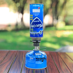 Adaptador de gas para exteriores con soporte para estufa de camping, conector de butano, quemador de estufa portátil de metal, accesorio. - Product Image 4