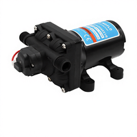 Pompa Diafragma Resiprokal 4-Kavitasi Self-Priming Miniatur DC 12V RV Kapal Pesiar Suplai Air Pompa Cairan Elektrik PUMP-30465YR