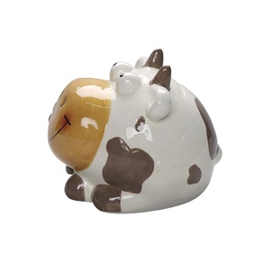 Animal mignon <span class=keywords><strong>Tirelire</strong></span> En Céramique Avec Motif Vache <span class=keywords><strong>Tirelire</strong></span> <span class=keywords><strong>Tirelire</strong></span> Pour Enfants <span class=keywords><strong>Garçon</strong></span> Fille - Product Image 3