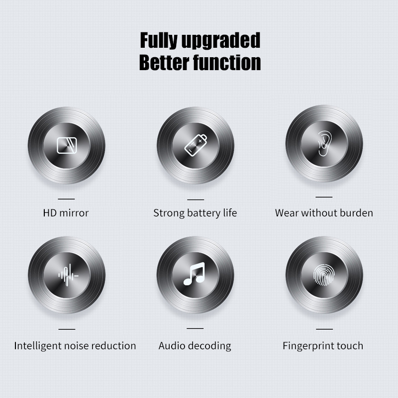 IPX7 Waterproof TWS Wireless 5.0 Earbuds LED Display Headphone Handfree Touch Control Bluetooth Earphone