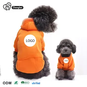 Pabrik Grosir Kustom Desainer Multiwarna Mewah Musim Dingin Pakaian Hewan Peliharaan Hangat Hoodie Pakaian Anjing