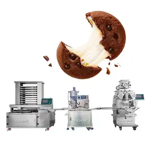 Chocolate Chips Cookies Encrusting Machine