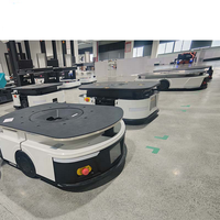 Robot AGV de 1,5 tonne à usage intensif avec navigation laser SLAM, levage rotatif, AMR sans rail, pour la logistique d'entrepôt et d'usine JIANGSONG