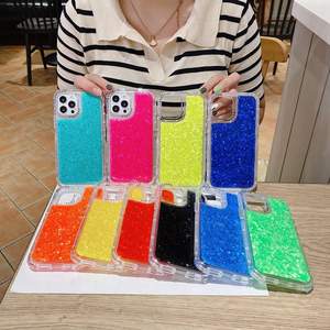 Funda Honatop <span class=keywords><strong>2023</strong></span> SHS Bling 3 <span class=keywords><strong>en</strong></span> 1 Híbrida de TPU y Plástico para <span class=keywords><strong>iPhone</strong></span> 14 13 Pro Max 12 11, Antigolpes, con Purpurina <span class=keywords><strong>en</strong></span> la Parte Trasera - Product Image 6