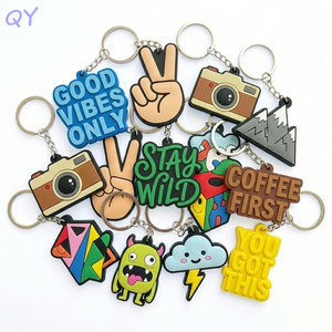 QY Soft PVC Keychain Cartoon Animal Pendant Cute <b>Bag</b> Charm Promotional Souvenir <b>Key</b> <b>Ring</b> Collectible Gift - Product Image 2