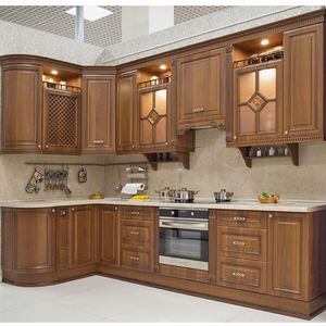 ตู้ครัวไม้จริงจากต<span class=keywords><strong>ลา</strong></span>ดเล็กๆ ฟอซาน กวางโจว ยอดนิยม - Product Image 2