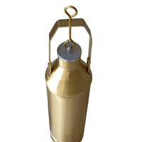 Bouteille d'échantillonnage d'asphalte en acier inoxydable, échantillonneur 1000/500 ml pour échantillon de rétention d'asphalte