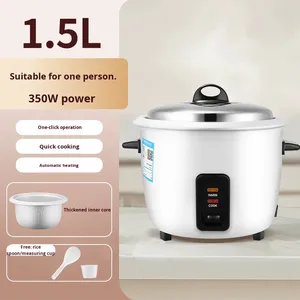 หม้อหุงข้าวพกพาขนาดเล็ก 1.5 ลิตร อลูมิเนียม สแตนเลส ขายส่งจากโรงงาน พร้อมถ้วยตวงและตะหลิว หุงเร็ว ความจุ 1.1 - 2 ลิตร รับผลิตแบบ OEM - Product Image 6