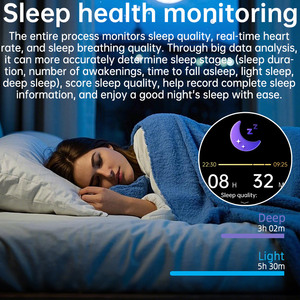 Relógio Esportivo Inteligente Multifuncional com Chamada Bluetooth, Monitoramento de Pressão Arterial e Saúde do Sono - Product Image 5