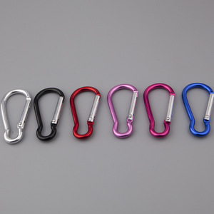 Mosquetón de aleación de aluminio de 5 mm con resorte de liberación rápida, hebilla multifuncional para mochilas y bolsas de ropa para exteriores - Product Image 1