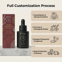 Sérum Capillaire Botanique aux Peptides pour une Croissance Capillaire Améliorée, Traitement du Cuir Chevelu, OEM, Marque Privée, Vente en Gros, Service Personnalisé, Gamme Elite