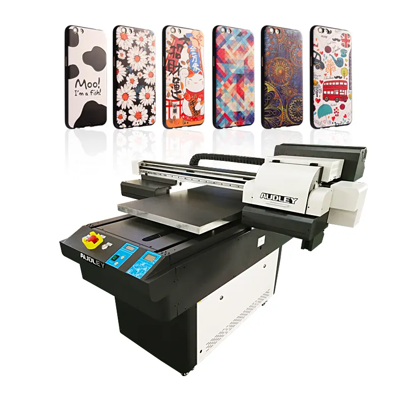 New High quality 6090 Audley Double Tx800 Head flatbed uv Ink Jet printer for Design custom