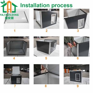 Perrera para perros Casa para perros grande de alta calidad para exteriores Paneles sándwich impermeables para interiores Casa para perros de diseño moderno - Product Image 4