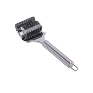 Tagliapasta Manuale in Acciaio Inossidabile, Affettatrice Multiuso per Impasto, Coltello da Macellaio per Pasta e Spaghetti, Ecologico - Product Image 1