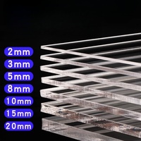 Tailles personnalisées Usine 1mm 2mm 5mm Surface solide Sublimation Protection UV Feuille acrylique Feuille de plexiglas personnalisée