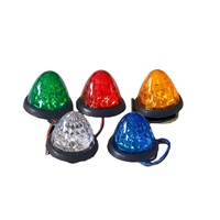 Feu de gabarit LED multicolore rond à dôme 12V 24V pour camion, remorque, bus – Pièces de rechange pour le marché secondaire