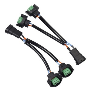 Connecteurs de faisceau de câbles pour feux antibrouillard et phares 9005/9006/H4/H13/H11, ensemble de câbles automobiles, prise céramique 2 broches - Product Image 6