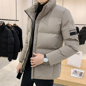 Cappotto Invernale <span class=keywords><strong>Imbottito</strong></span> da <span class=keywords><strong>Uomo</strong></span> per Esterni, Giacca Puffer di Alta Qualità - Product Image 2