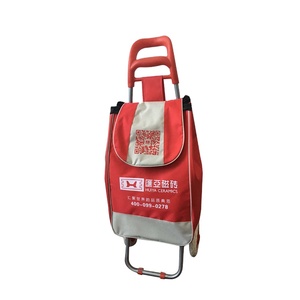 <span class=keywords><strong>Chariot</strong></span> <span class=keywords><strong>de</strong></span> courses pliable portable en acier avec sac, capacité 50 kg, personnalisable, du fabricant - Product Image 1