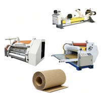 Ligne de production de carton ondulé à 2 plis pour l'emballage de boîtes en carton, nouvelle machine à onduler simple face