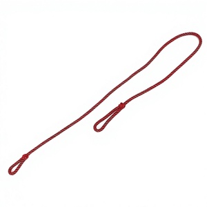 Cordon de serrage torsadé simple personnalisable de haute qualité avec sifflet intégré pour sacs, écologique, réutilisable, 100 % polyester - Product Image 1