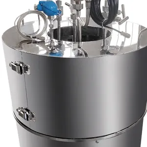 ASME CE EAC EPR 40L Jacketed Reactor Without Stirrer With PID Controlled High Temperature High Pressure Electric Heating