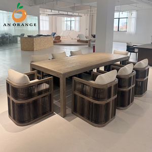 Set da Pranzo <span class=keywords><strong>per</strong></span> Esterni, Arredamento da <span class=keywords><strong>Giardino</strong></span> e Cortile, Tavolo e Sedie da Ristorante <span class=keywords><strong>per</strong></span> Esterni, Set Tavolo da Pranzo in <span class=keywords><strong>Legno</strong></span> <span class=keywords><strong>di</strong></span> Teak <span class=keywords><strong>per</strong></span> 12 Persone - Product Image 6