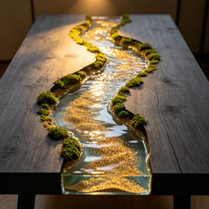 Factory 3:1 20kg/set <b>Clear</b> Art Epoxy Resin Epoxy Casting for <b>Table</b> Coast Resin Kit Epoxy for Wood River <b>Table</b> Deep Pour Casting - Product Image 6