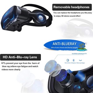 <span class=keywords><strong>Gafas</strong></span> VR, Dispositivos de <span class=keywords><strong>Realidad</strong></span> <span class=keywords><strong>Virtual</strong></span> 3D, Lentes de Casco <span class=keywords><strong>para</strong></span> Teléfono Inteligente - Product Image 6